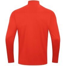 JAKO Langarmshirt Ziptop Power (rec. Polyester, hochelastisch) orange/marineblau Herren