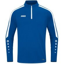 JAKO Langarmshirt Ziptop Power (rec. Polyester, hochelastisch) royalblau Herren