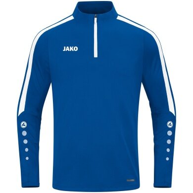 JAKO Langarmshirt Ziptop Power (rec. Polyester, hochelastisch) royalblau Herren