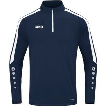 JAKO Langarmshirt Ziptop Power (rec. Polyester, hochelastisch) marineblau Herren