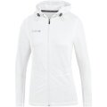 JAKO Laufjacke (Full-Zip Kapuzenjacke) Run 2.0 weiss Damen