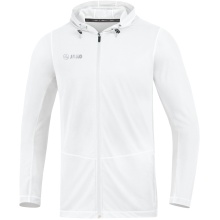 JAKO Laufjacke (Full-Zip Kapuzenjacke) Run 2.0 weiss Kinder