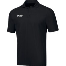 JAKO Polo Base (100% Baumwolle) schwarz Jungen