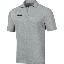 JAKO Polo Base (100% Baumwolle) hellgrau Jungen