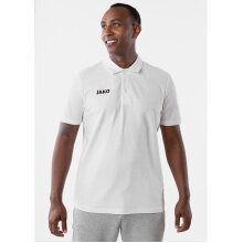 JAKO Polo Base (100% Baumwolle) weiss Herren