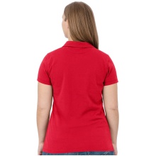 JAKO Freizeit-Polo Doubletex (Polyester/Baumwolle) rot Damen