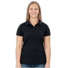 JAKO Freizeit-Polo Doubletex (Polyester/Baumwolle) schwarz Damen