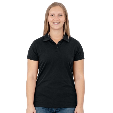 JAKO Freizeit-Polo Doubletex (Polyester/Baumwolle) schwarz Damen