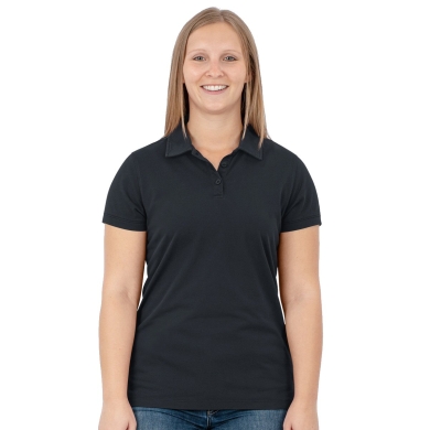 JAKO Freizeit-Polo Doubletex (Polyester/Baumwolle) anthrazitgrau Damen