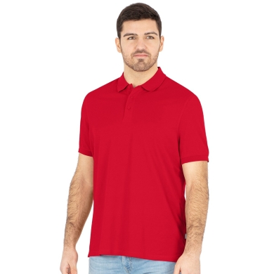 JAKO Freizeit-Polo Doubletex (Polyester/Baumwolle) rot Herren