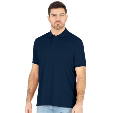 JAKO Freizeit-Polo Doubletex (Polyester/Baumwolle) marineblau Herren