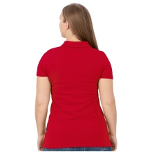 JAKO Sport-Polo Organic Stretch (Bio-Baumwolle) rot Damen