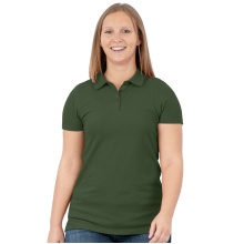 JAKO Sport-Polo Organic Stretch (Bio-Baumwolle) olivegrün Damen