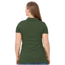 JAKO Sport-Polo Organic Stretch (Bio-Baumwolle) olivegrün Damen