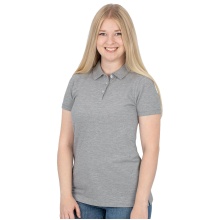 JAKO Sport-Polo Organic Stretch (Bio-Baumwolle) hellgrau Damen