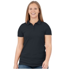 JAKO Sport-Polo Organic Stretch (Bio-Baumwolle) anthrazitgrau Damen