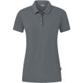 JAKO Sport-Polo Organic Stretch (Bio-Baumwolle) dunkelgrau Damen