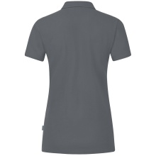 JAKO Sport-Polo Organic Stretch (Bio-Baumwolle) dunkelgrau Damen