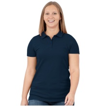 JAKO Sport-Polo Organic Stretch (Bio-Baumwolle) marineblau Damen