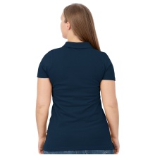 JAKO Sport-Polo Organic Stretch (Bio-Baumwolle) marineblau Damen