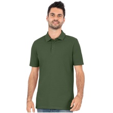 JAKO Sport-Polo Organic Stretch (Bio-Baumwolle) olivegrün Herren