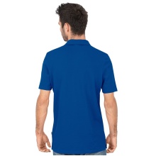 JAKO Sport-Polo Organic Stretch (Bio-Baumwolle) royalblau Herren