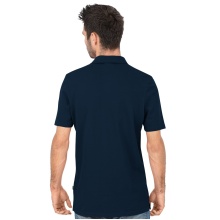 JAKO Sport-Polo Organic Stretch (Bio-Baumwolle) marineblau Herren