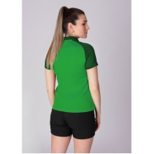 JAKO Sport-Polo Performance (Polyester-Micro-Mesh, atmungsaktiv, schnelltrocknend) grün/schwarz Damen