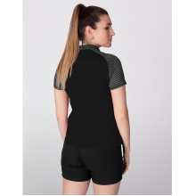 JAKO Sport-Polo Performance (Polyester-Micro-Mesh, atmungsaktiv, schnelltrocknend) schwarz/anthrazitgrau Damen