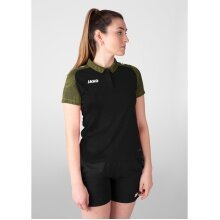 JAKO Sport-Polo Performance (Polyester-Micro-Mesh, atmungsaktiv, schnelltrocknend) schwarz/gelb Damen