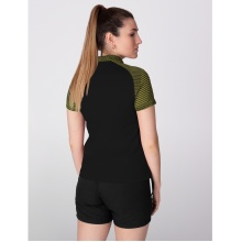 JAKO Sport-Polo Performance (Polyester-Micro-Mesh, atmungsaktiv, schnelltrocknend) schwarz/gelb Damen