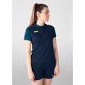 JAKO Sport-Polo Performance (Polyester-Micro-Mesh, atmungsaktiv, schnelltrocknend) marineblau/hellblau Damen