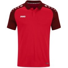 JAKO Sport-Polo Performance (atmungsaktiv, schnelltrocknend) rot/schwarz Kinder