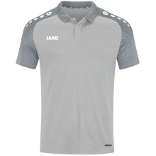 JAKO Sport-Polo Performance (atmungsaktiv, schnelltrocknend) hellgrau Kinder