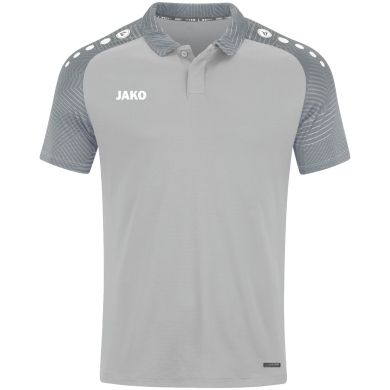 JAKO Sport-Polo Performance (atmungsaktiv, schnelltrocknend) hellgrau Kinder