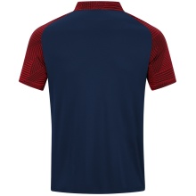 JAKO Sport-Polo Performance (atmungsaktiv, schnelltrocknend) marineblau/rot Kinder