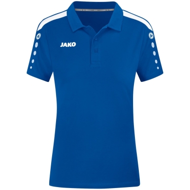 JAKO Sport-Polo Power (Mischgewebe, strapazierfähig) royalblau Damen