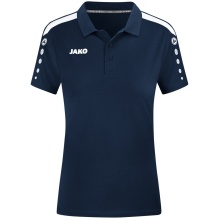 JAKO Sport-Polo Power (Mischgewebe, strapazierfähig) marineblau Damen