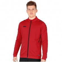 JAKO Polyesterjacke Challenge - Seitentaschen, moderner Look - rot Herren