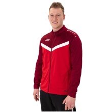 JAKO Polyesterjacke Iconic (100% rec. Polyester) rot/weinrot Herren