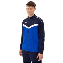 JAKO Polyesterjacke Iconic (100% rec. Polyester) royalblau/marineblau Herren