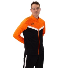 JAKO Polyesterjacke Iconic (100% rec. Polyester) schwarz/neonorange Herren