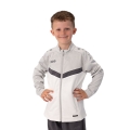 JAKO Polyesterjacke Iconic (100% rec. Polyester) weiss/grau/anthrazitgrau Kinder