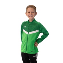 JAKO Polyesterjacke Iconic (100% rec. Polyester) grün/dunkelgrün Kinder