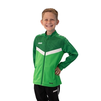 JAKO Polyesterjacke Iconic (100% rec. Polyester) grün/dunkelgrün Kinder