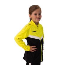 JAKO Polyesterjacke Iconic (100% rec. Polyester) schwarz/gelb Kinder