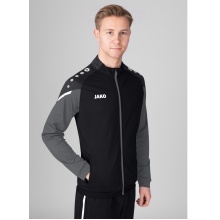 JAKO Polyesterjacke Performance (Matt-Polyester-Tricot) schwarz/anthrazitgrau Herren