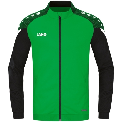 JAKO Polyesterjacke Performance (Matt-Polyester-Tricot) grün/schwarz Kinder