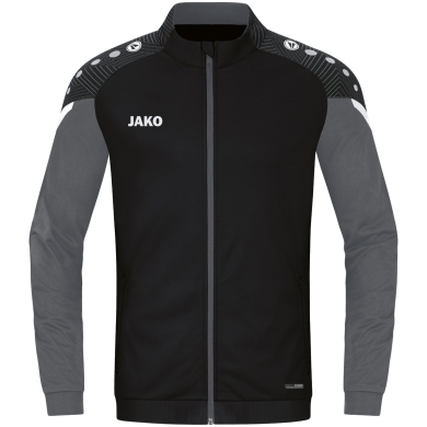 JAKO Polyesterjacke Performance (Matt-Polyester-Tricot) schwarz/anthrazitgrau Kinder