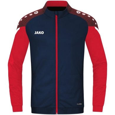 JAKO Polyesterjacke Performance (Matt-Polyester-Tricot) marineblau/rot Kinder